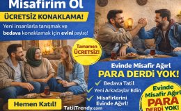 MİSAFİRİM OL – ÜCRETSİZ KONAKLAMA VE EV PAYLAŞIM PLATFORMU