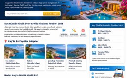 Kaş Günlük Kiralık Evler