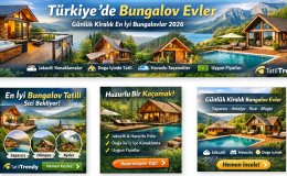 Türkiyedeki Bungalov Evler| Günlük Kiralık Bungalov Evler | TatilTrendy