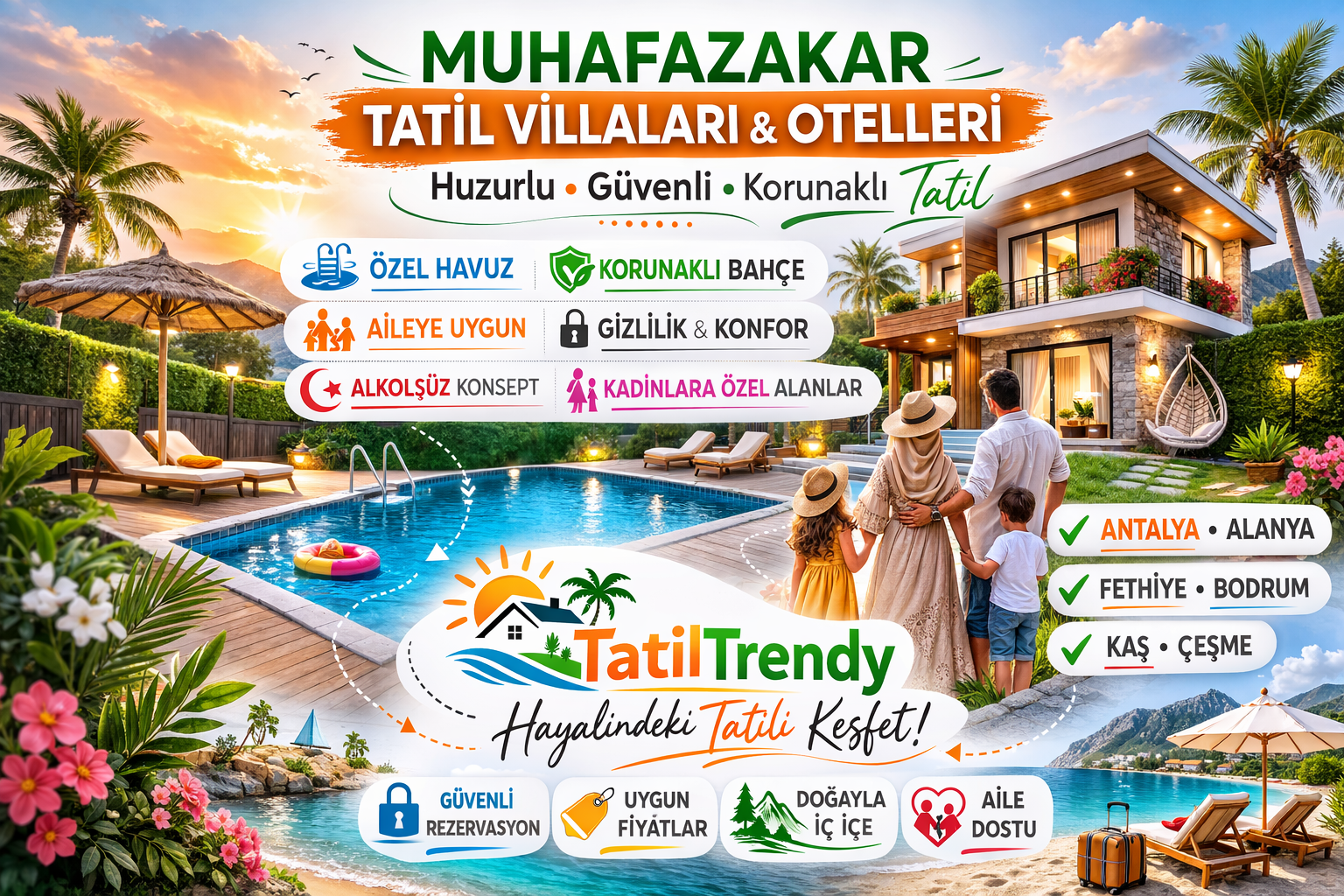 muhafazakar otel seçenekleri